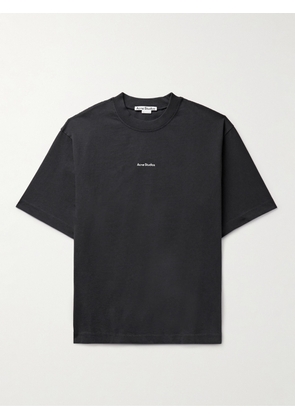 Acne Studios - Extorr Logo-Print Cotton-Jersey T-Shirt - Men - Black - XS