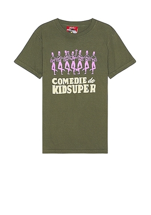 KidSuper T-shirt in Green - Green. Size S (also in XXL/2X).