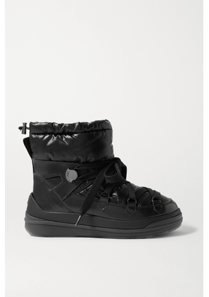 Moncler - Insolux Leather And Padded Shell Ankle Boots - Black - IT35,IT35.5,IT36,IT36.5,IT37,IT37.5,IT38,IT38.5,IT39,IT39.5,IT40,IT40.5,IT41