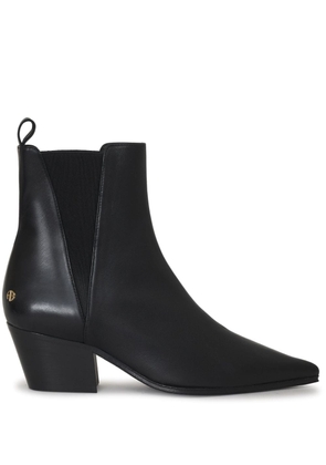ANINE BING Sky leather ankle boots - Black