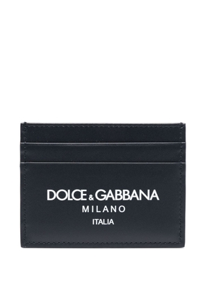 Dolce & Gabbana logo-print cardholder - Blue