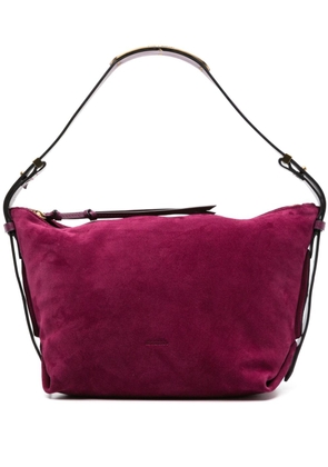ISABEL MARANT Leyden suede shoulder bag - Purple