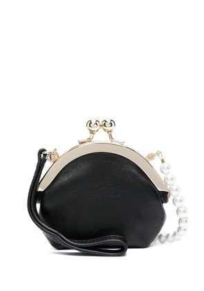 Simone Rocha pearl-embellished clutch bag - Black
