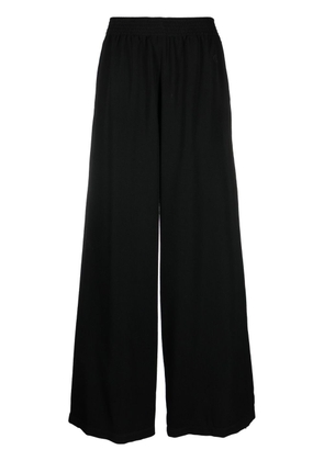 MM6 Maison Margiela wide-leg flared trousers - Black