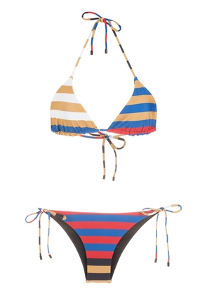 Osklen striped halterneck bikini set - Multicolour