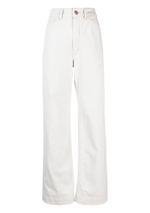 LEMAIRE high-waisted wide-leg jeans - Grey
