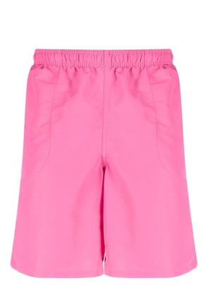 Stüssy logo-print swim shorts - Pink
