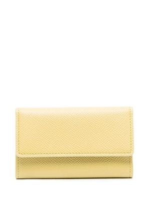Maison Margiela Clip keyring leather wallet - Green