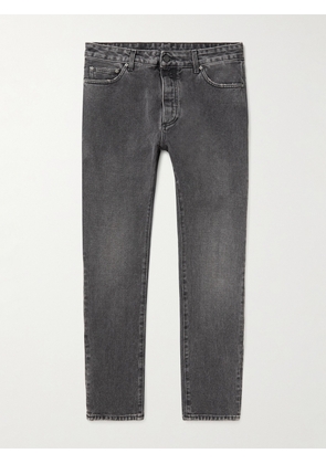 Palm Angels - Slim-Fit Logo-Print Jeans - Men - Gray - UK/US 30