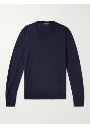 TOM FORD - Merino Wool Sweater - Men - Blue - IT 44
