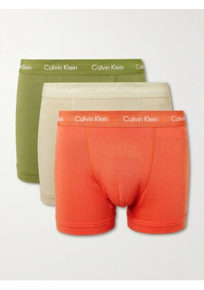 Calvin Klein Underwear - Three-Pack Stretch-Cotton Boxer Briefs - Men - Multi - S