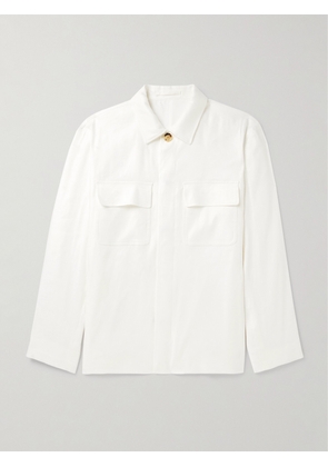 Lardini - Linen-Blend Overshirt - Men - White - S