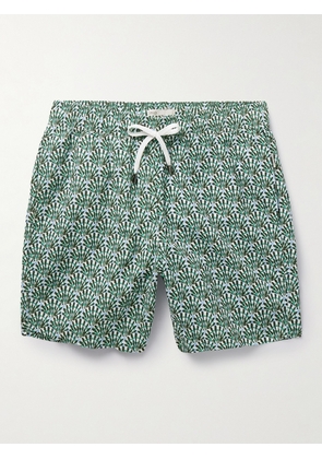 Onia - Charles Slim-Fit Long-Length Printed Swim Shorts - Men - Green - S