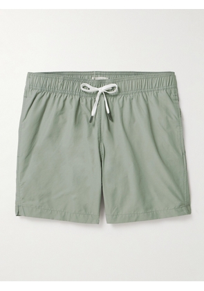 Onia - Charles Straight-Leg Mid-Length Swim Shorts - Men - Green - S