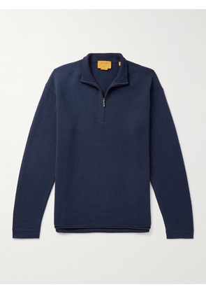 Guest In Residence - Cashmere Half-Zip Sweater - Men - Blue - S