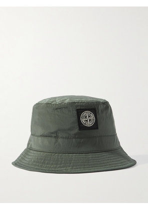 Stone Island - Logo-Appliquéd Shell Bucket Hat - Men - Green - M