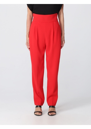 Trousers PINKO Woman colour Red