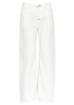 Jacquemus Le De Nîmes Caraco Wide-leg Jeans - White - 26 (W26 / UK 8 / S)