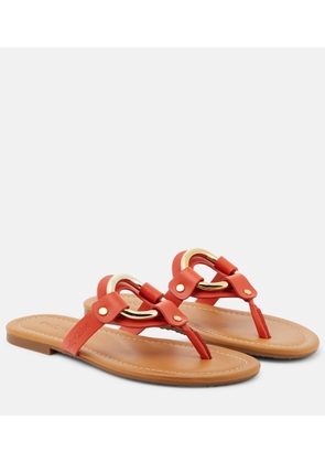 See By Chloé Hana leather thong sandals