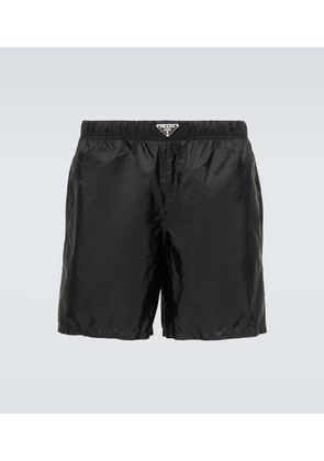 Prada Logo swim shorts