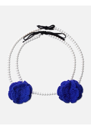 Crochet Pearl Bra Necklace