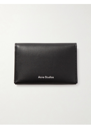 Acne Studios - Printed Leather Wallet - Black - One size