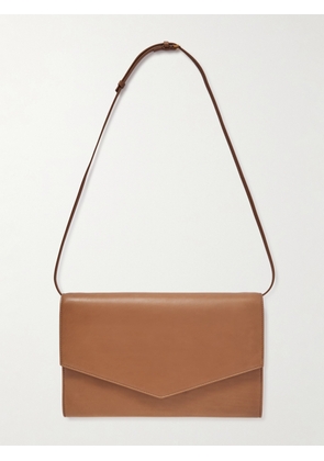 The Row - Envelope Large Leather Shoulder Bag - Brown - One size