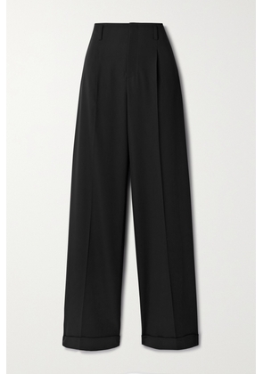 Ralph Lauren Collection - Acklie Pleated Wool-twill Straight-leg Pants - Black - US0,US2,US4,US6,US8,US10,US12