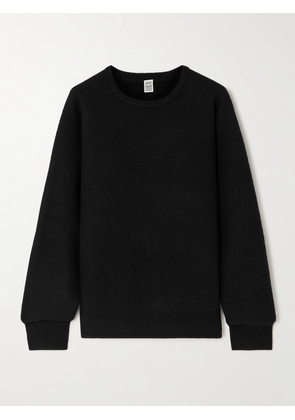 TOTEME - Selene Brushed-wool Sweater - Black - xx small,x small,small,medium,large