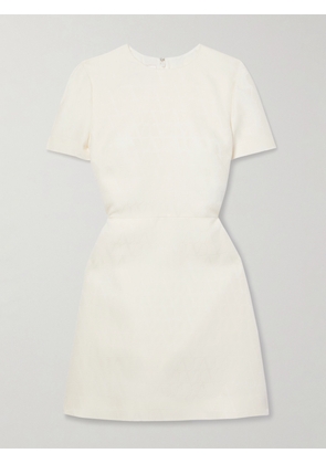 Valentino Garavani - Wool And Silk-blend Jacquard Mini Dress - White - IT36,IT38,IT40,IT42,IT44,IT46,IT48
