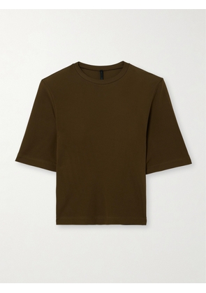 Petar Petrov - Oversized Jersey T-shirt - Brown - x small,small,medium,large,x large