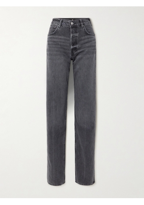 Anine Bing - Roy High-rise Straight-leg Jeans - Black - 24,25,26,27,28,29,30,31