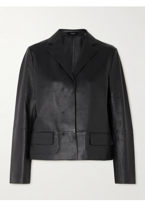 Theory - Leather Jacket - Black - US0,US2,US4,US6,US8,US10,US12