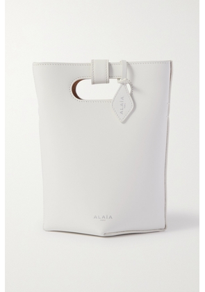 Alaïa - Folded Small Leather Tote - White - One size