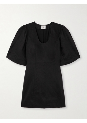 Aje - Hunter Embellished Cutout Linen-blend Mini Dress - Black - UK 4,UK 6,UK 8,UK 10,UK 12,UK 14