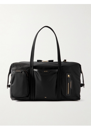 Anya Hindmarch - In-flight Leather-trimmed Econyl® Weekend Bag - Black - One size