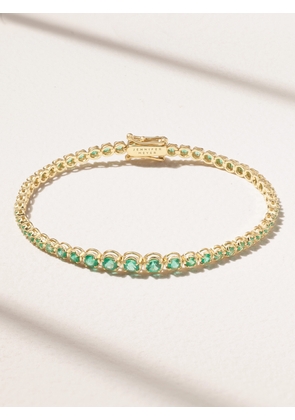 Jennifer Meyer - 18-karat Gold Emerald Tennis Bracelet - One size