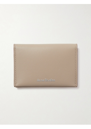 Acne Studios - Printed Leather Wallet - Brown - One size