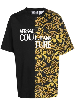 Versace Jeans Couture Barocco-print T-shirts - Black