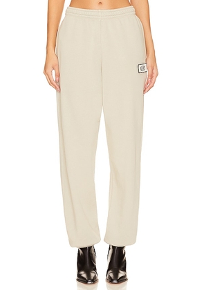 ROTATE SUNDAY Enzyme Wash Sweatpants in Beige. Size L, M, XS, XXS.