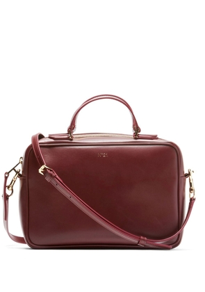 Nº21 Bauletto leather shoulder bag - Red