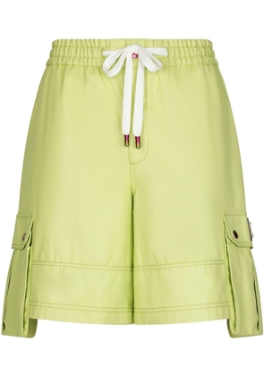 Dolce & Gabbana cotton cargo track shorts - Green