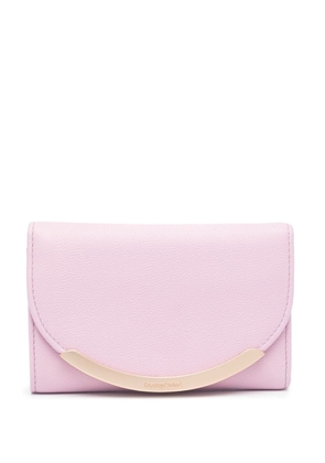See by Chloé medium Lizzie leather wallet - Pink