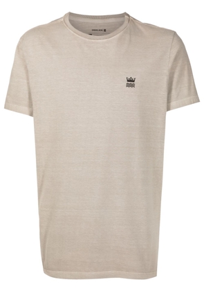 Osklen logo-print cotton T-Shirt - Neutrals