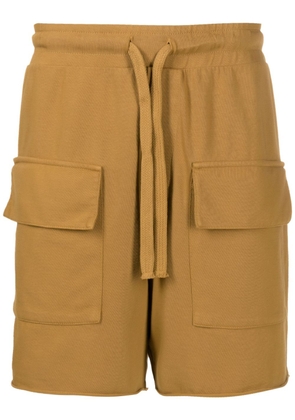 Osklen three-pocket cotton shorts - Brown
