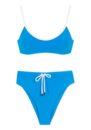 Osklen high-waist drawstring bikini - Blue