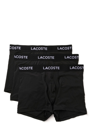 Lacoste logo-waistband boxers (pack of three) - Black
