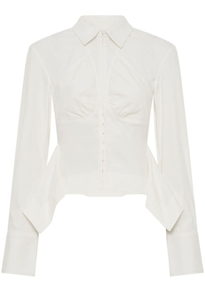 Dion Lee Handkerchief Cinch shirt - White