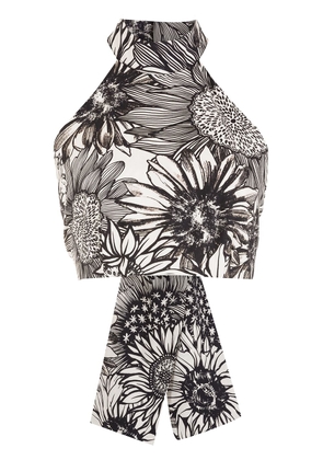 Osklen floral-print blouse - Black