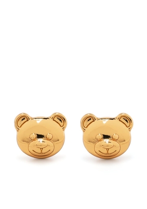 Moschino Teddy Bear stud earrings - Gold